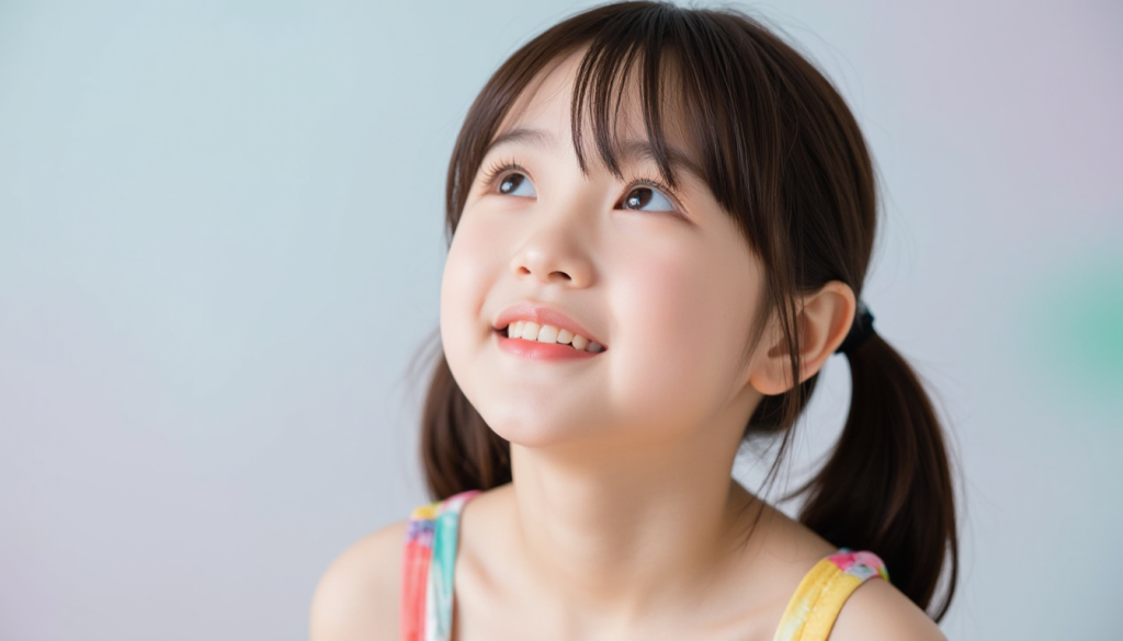 A young girl wants to listen Grade 5 English Songs