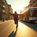 Learn English by music lyrics with "I'm Sorry, I Missed the Bus" by Vocaburger Band. A fun way to learn apologizing phrases and pronunciation easily!